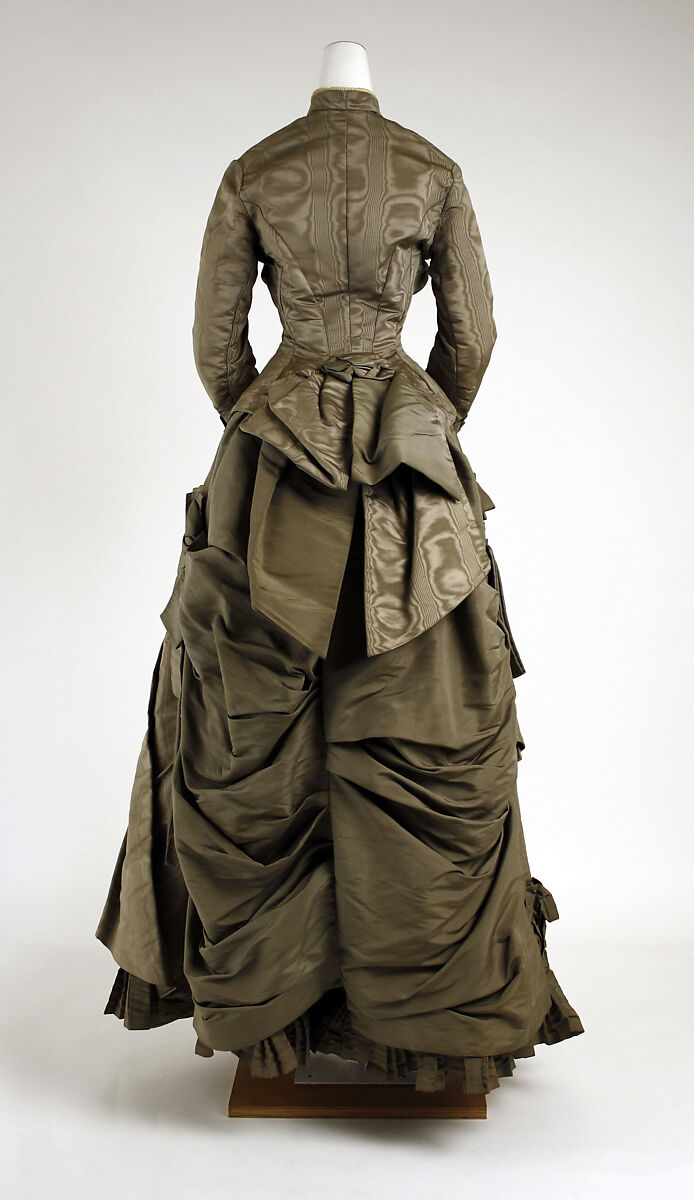 Dress, silk, American