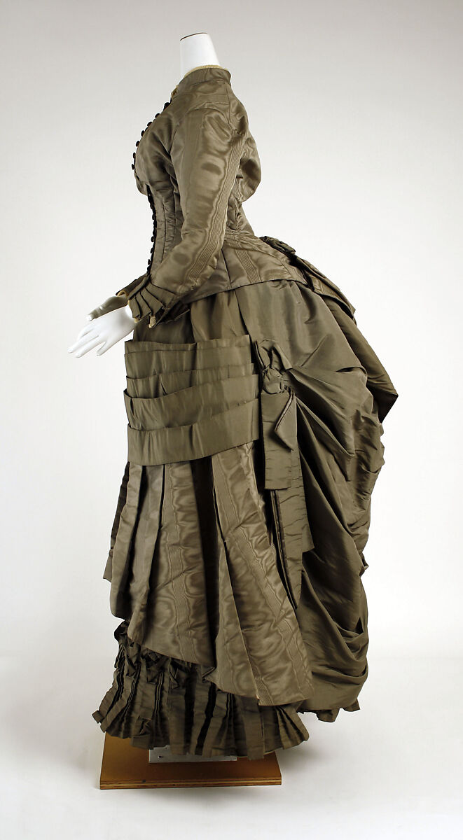 Dress, silk, American