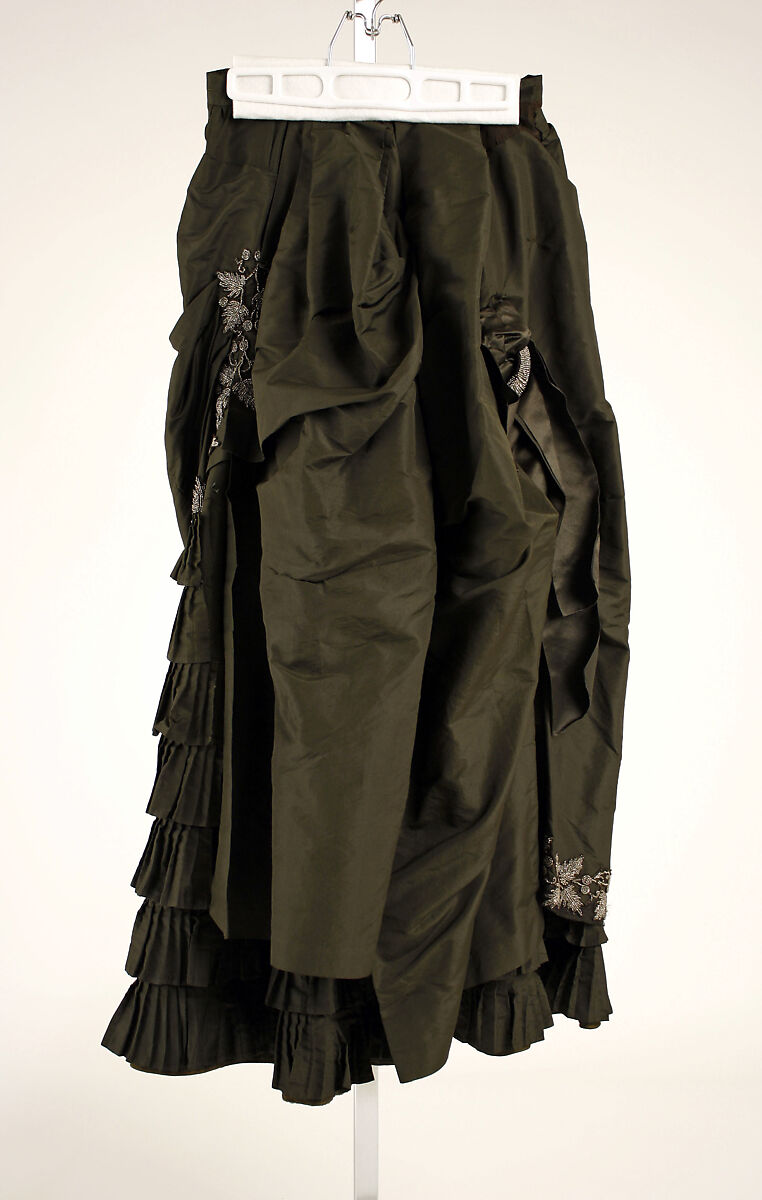 Dress, silk, American