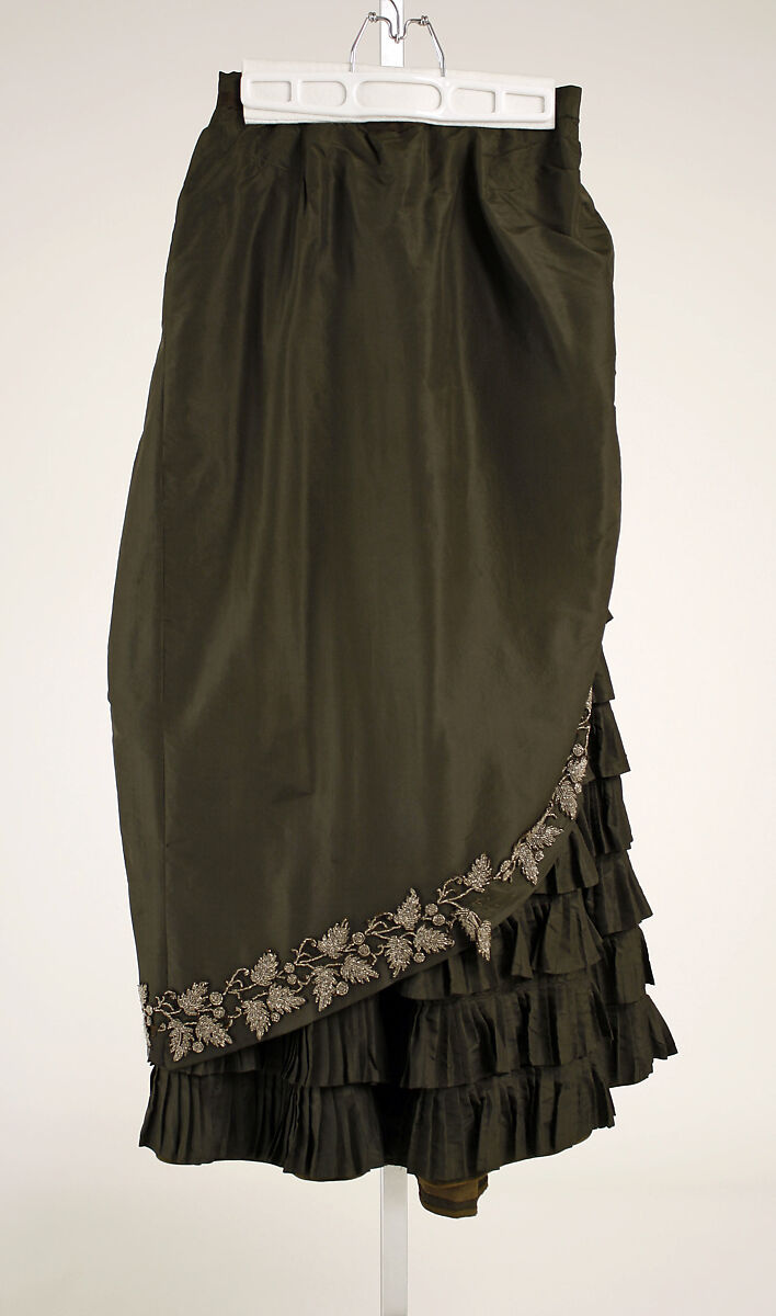 Dress, silk, American
