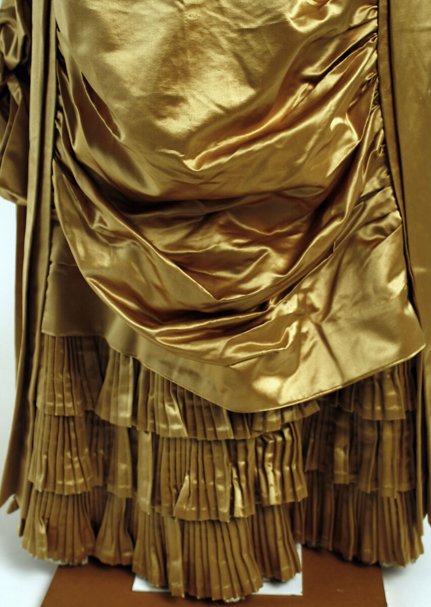 Evening dress, silk, American