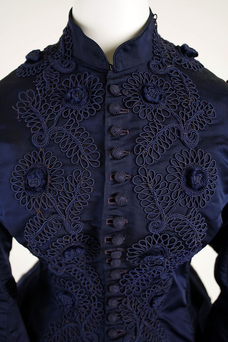 Dress, silk, American