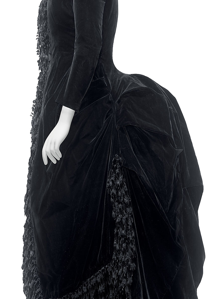 Walking ensemble, silk, probably American