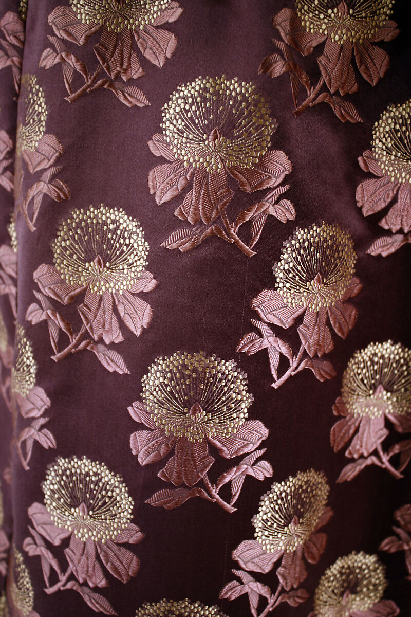 Wedding dress, silk, American