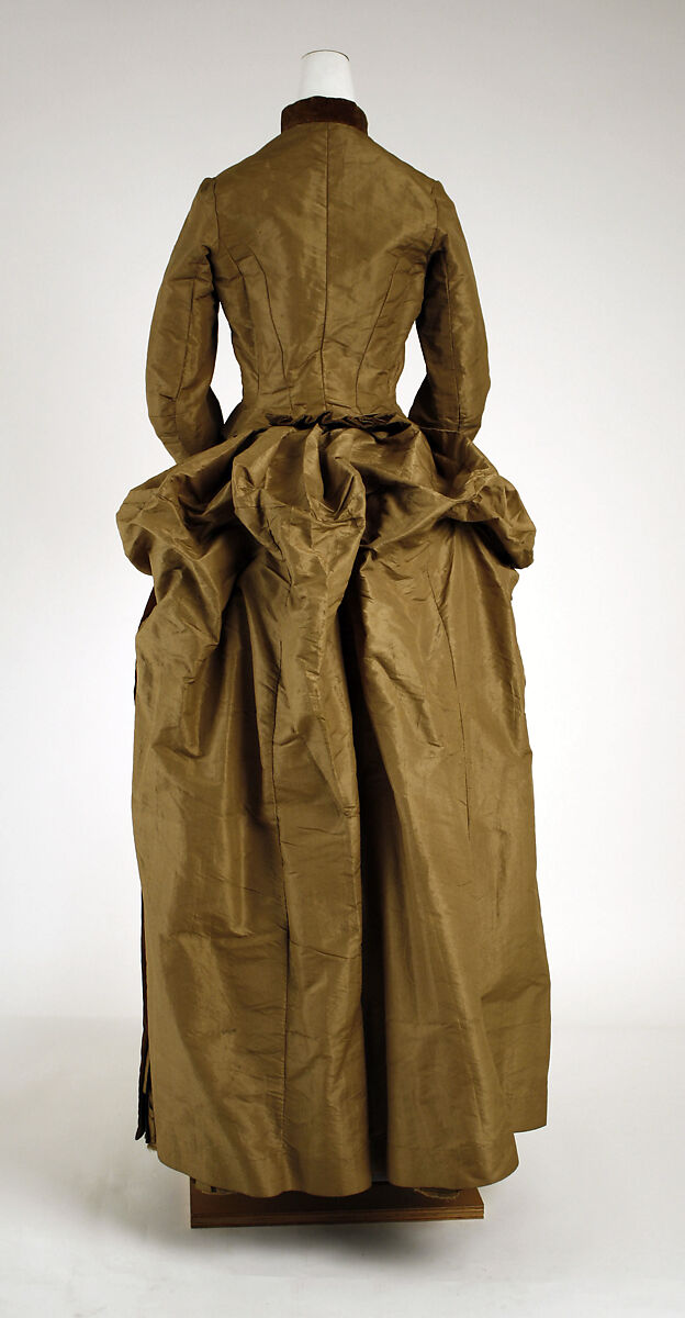 Dress, silk, American