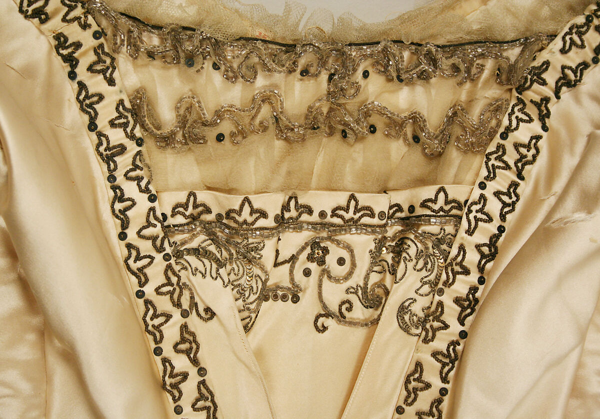 Evening dress, House of Worth (French, 1858–1956), silk, French