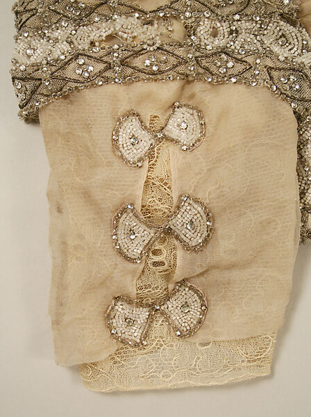 Dress, House of Worth (French, 1858–1956), silk, glass, metal, French