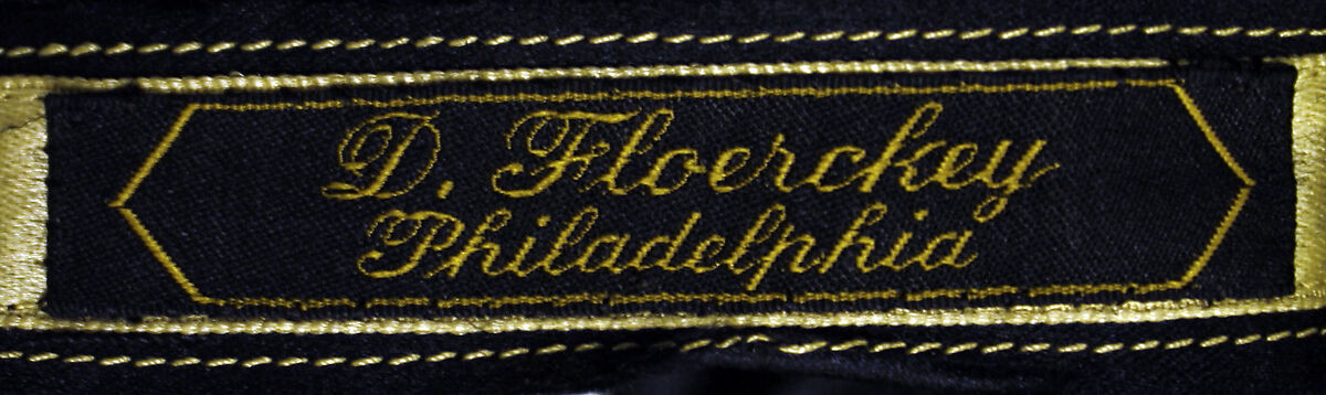 Evening dress, Dora Floerckey (American, 1858–1904), silk, glass, cotton, American