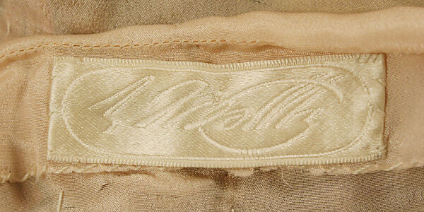 Evening dress, House of Worth (French, 1858–1956), silk, glass beads, French