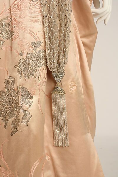 Evening dress, House of Worth (French, 1858–1956), silk, French