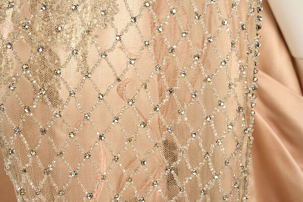 Evening dress, House of Worth (French, 1858–1956), silk, French