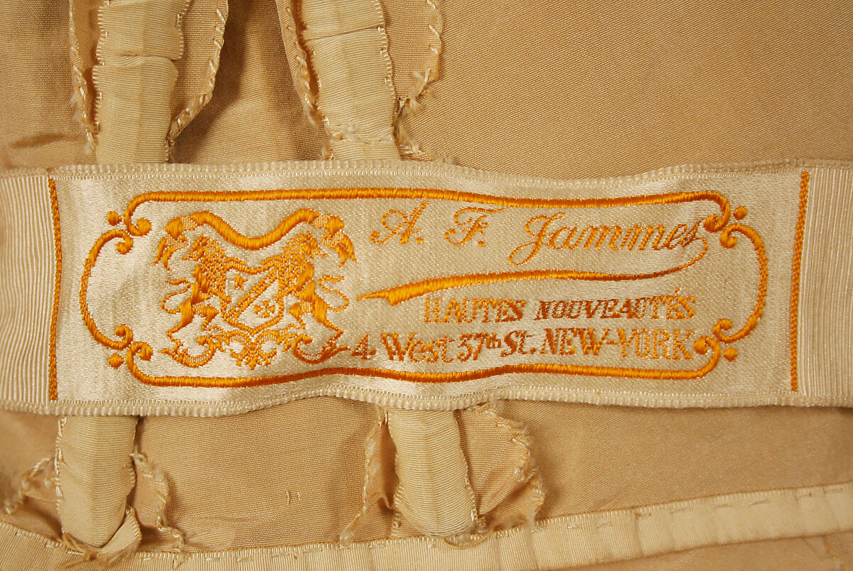 Bridesmaid dress, A. F. Jammes (American), [no medium available], American