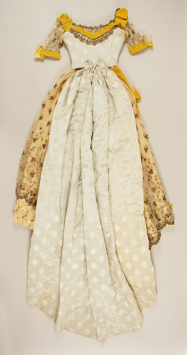 Ball gown, Maison Pingat (French), silk, cotton, French