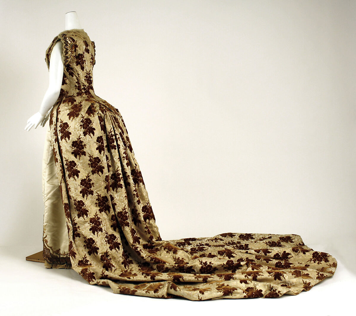 Ball gown, silk, glass, French