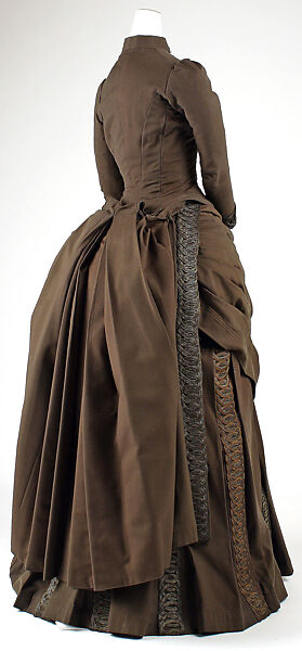 Ensemble, Redfern (1847–1940), wool, silk, cotton, metallic thread, French