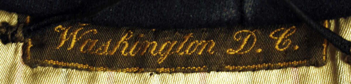 Riding habit, wool, silk, American