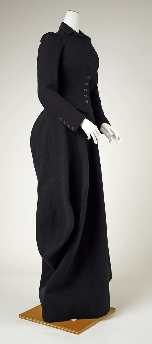 Riding habit, A. F. Müller, wool, American