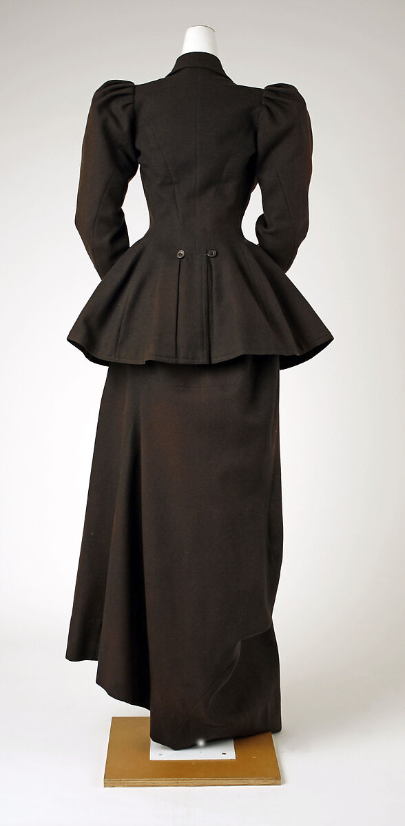 Riding habit, A. F. Müller, wool, American