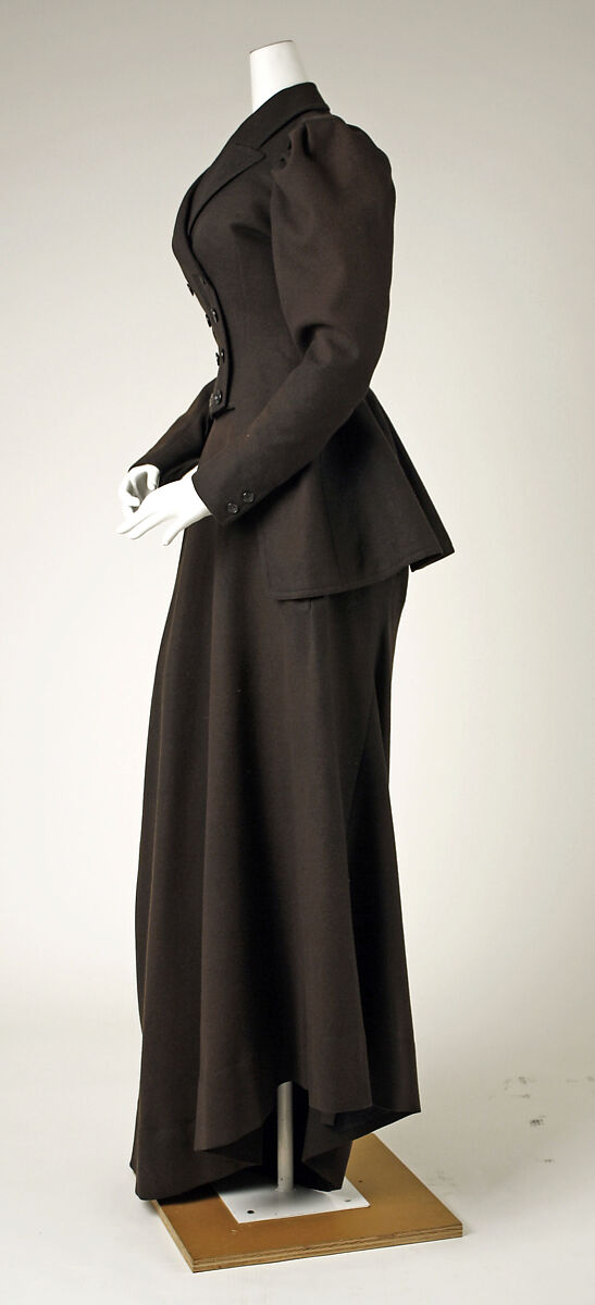 Riding habit, A. F. Müller, wool, American