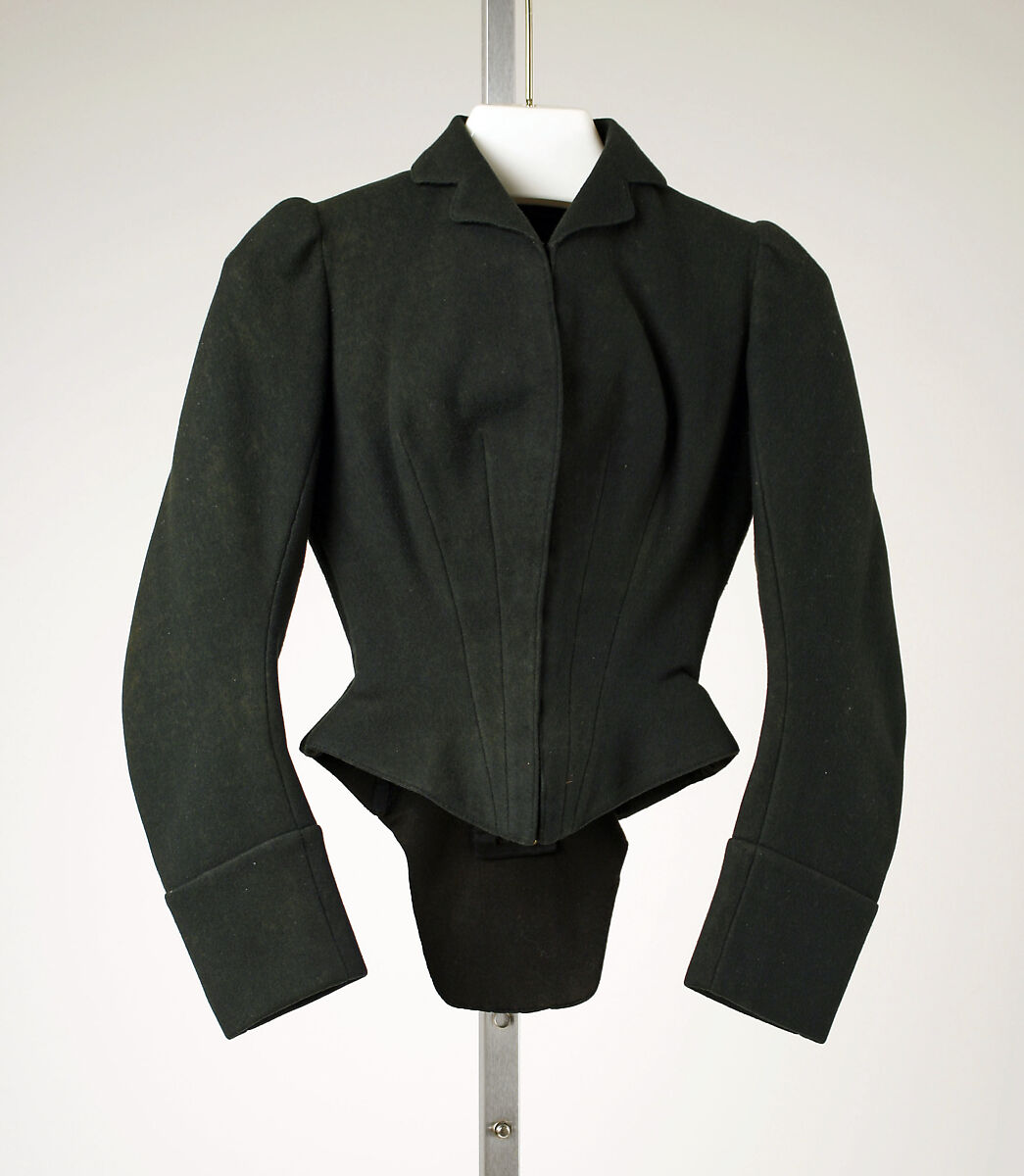 Riding habit, wool, British 