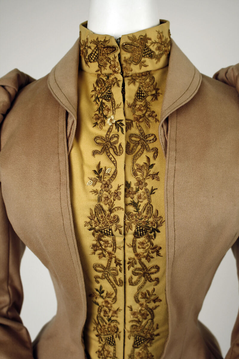 Jacket, wool, silk, German