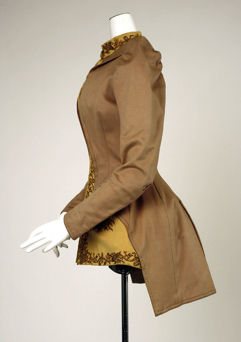 Jacket, wool, silk, German