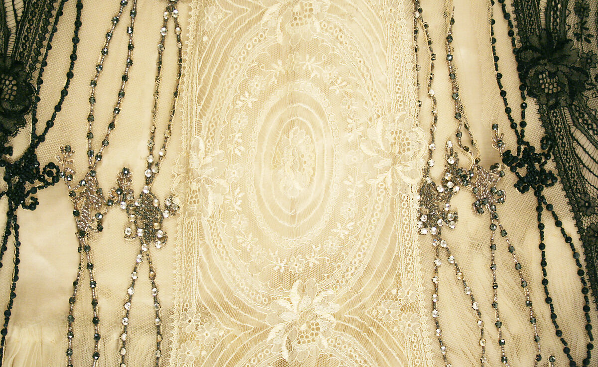 Evening dress, jet, American