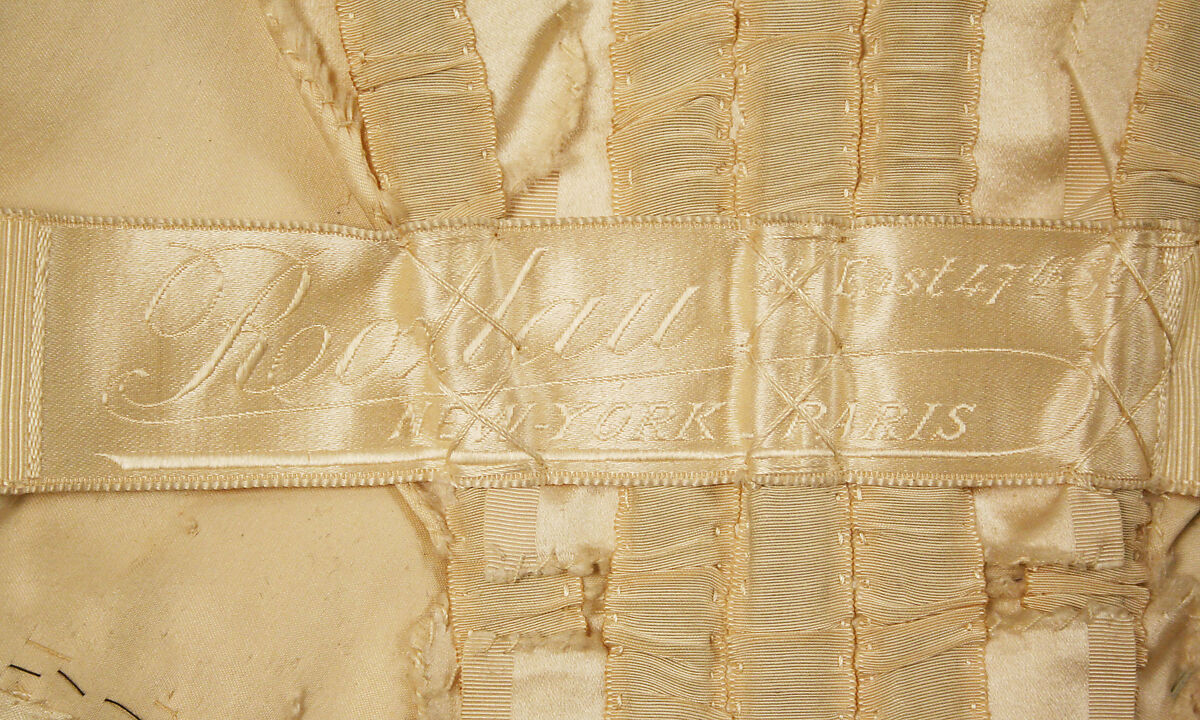 Evening dress, jet, American