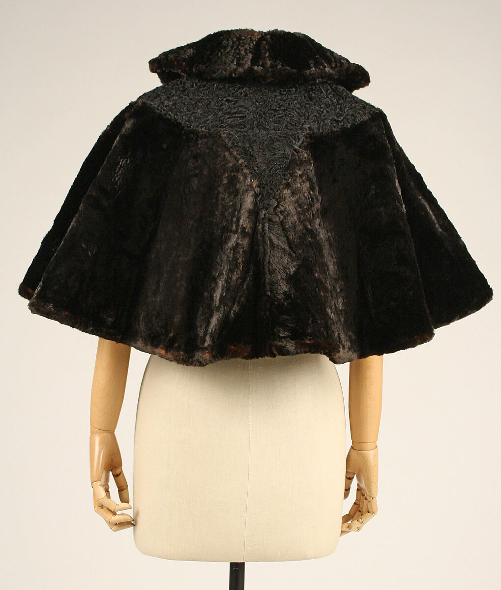 Cape, sealskin, lambswool, American