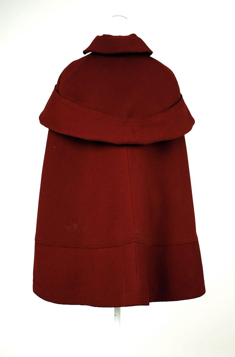 Skating cape, wool, French