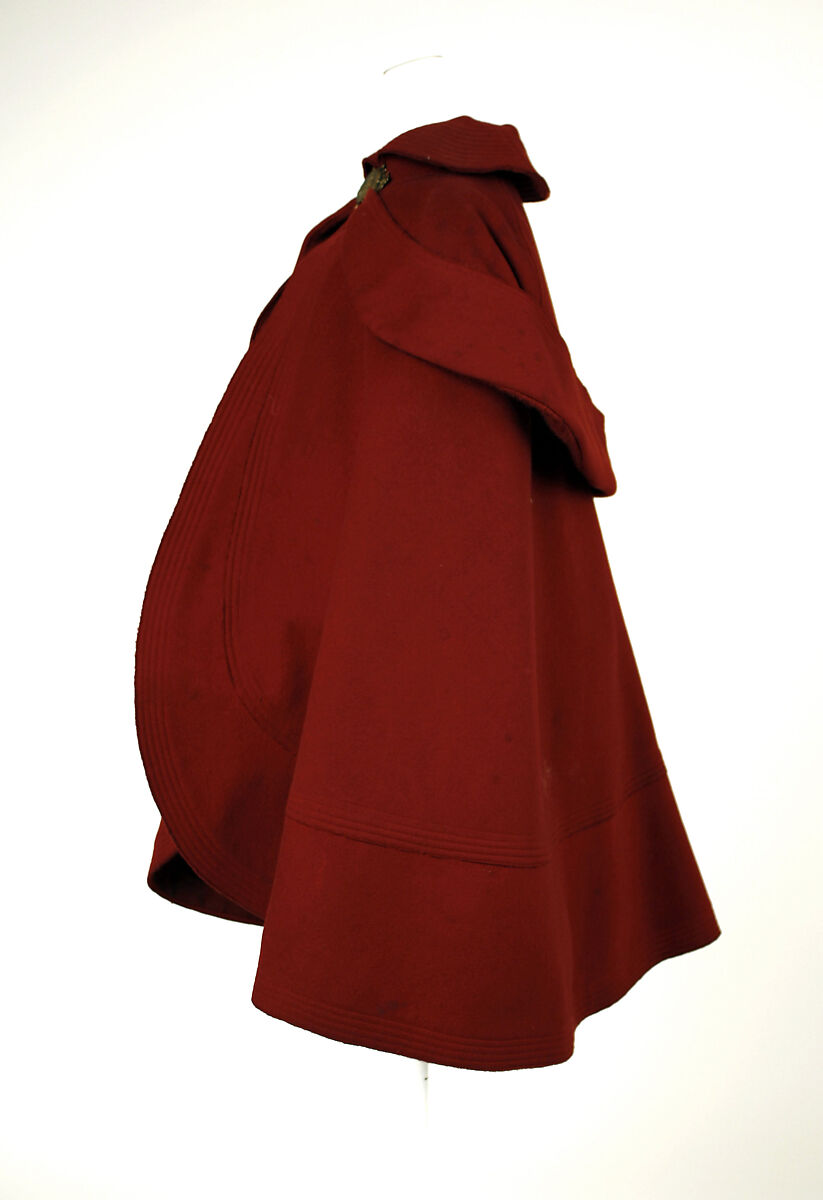 Skating cape, wool, French