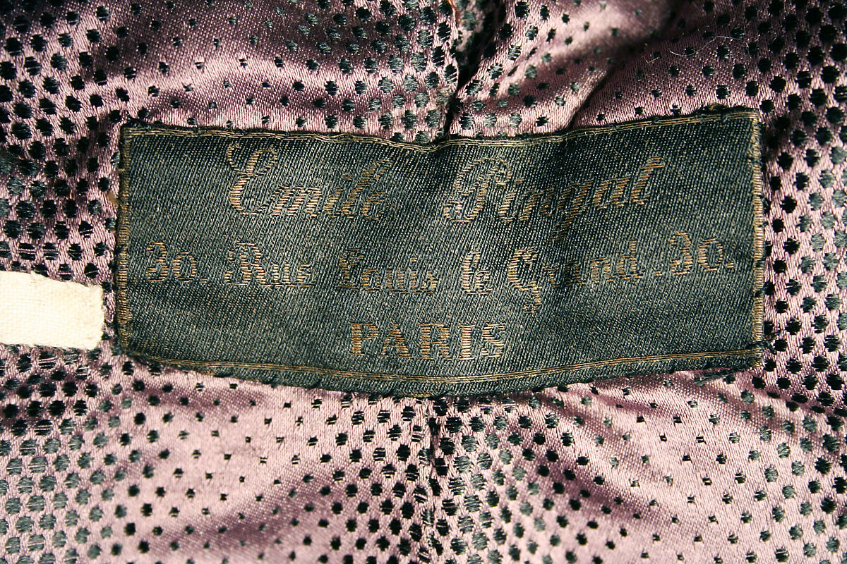 Cape, Maison Pingat (French), silk, French