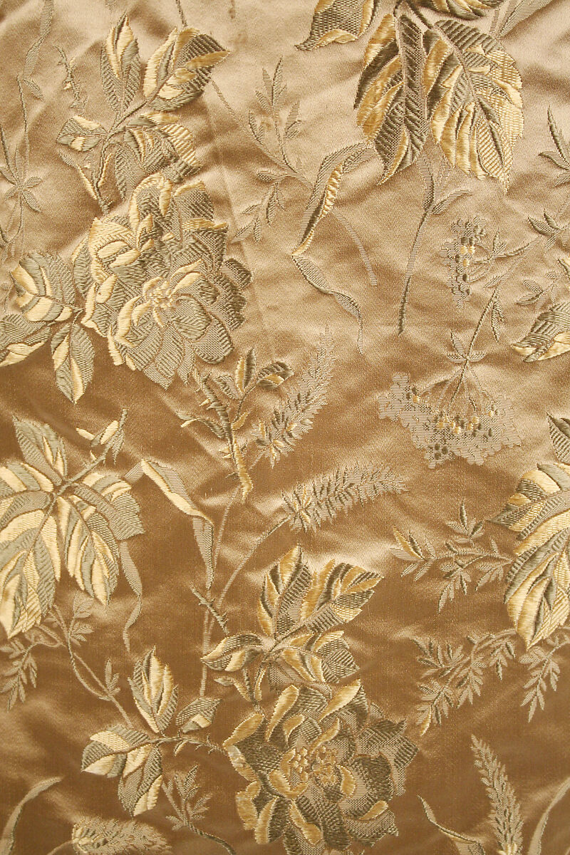 Dress, silk, probably American