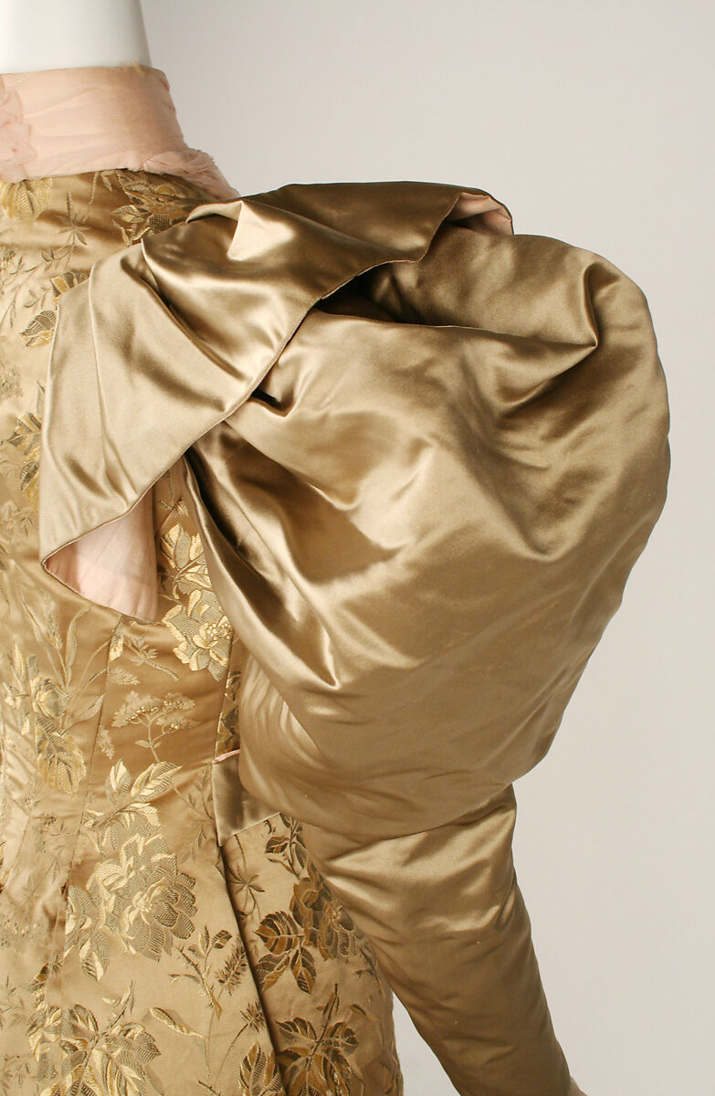 Dress, silk, probably American