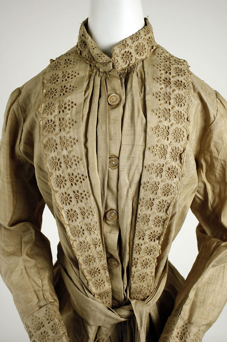 Negligée, silk, American or European