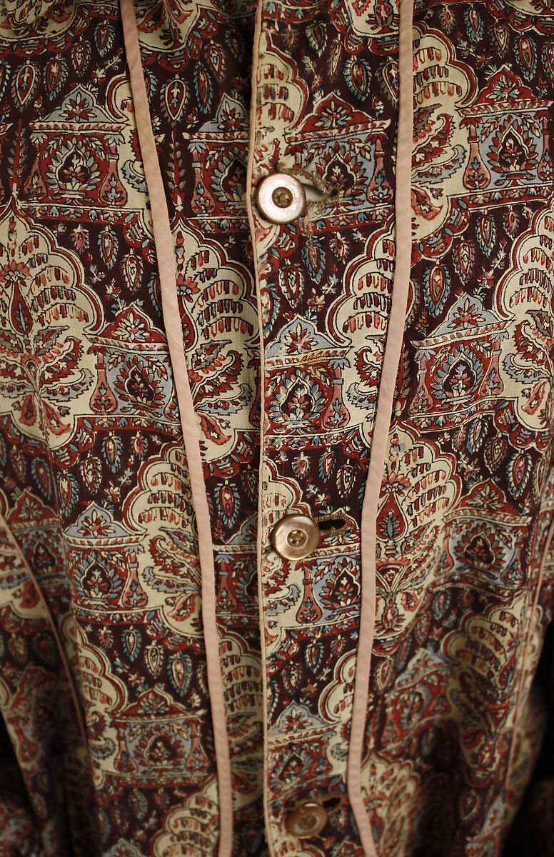 Dressing gown, cotton, American