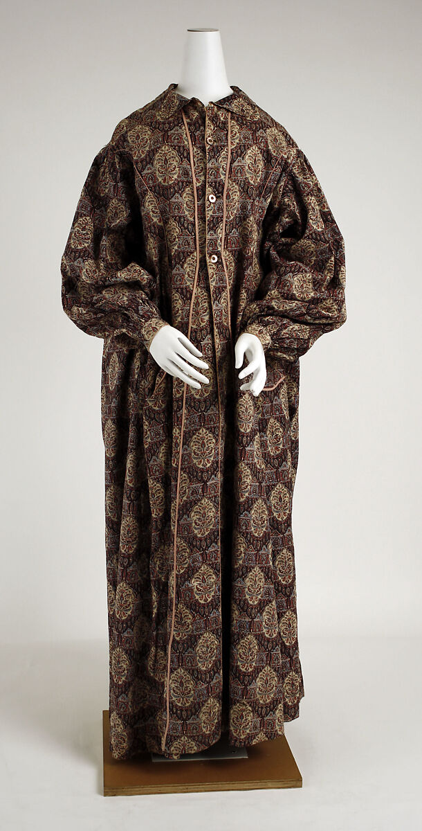 Dressing gown, cotton, American 