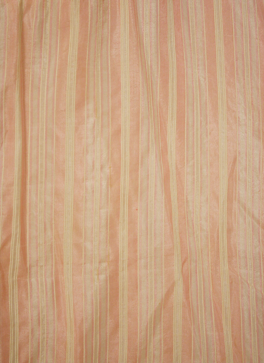 Dressing gown, silk, probably French
