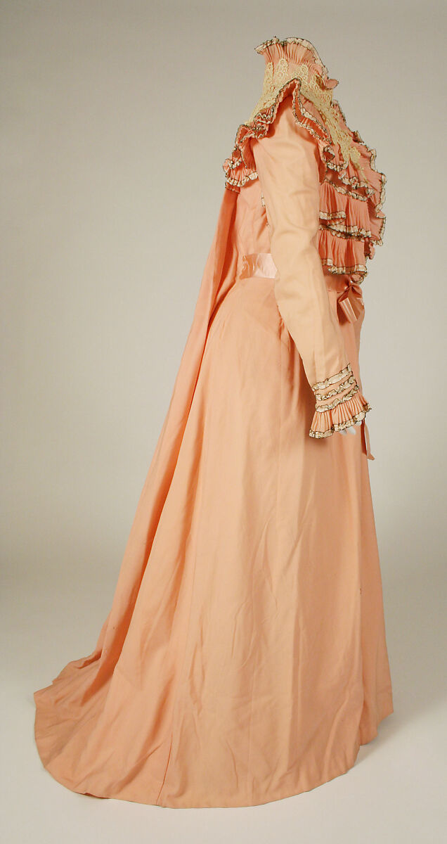 Dressing gown, Wanamaker's (American), wool, silk, American