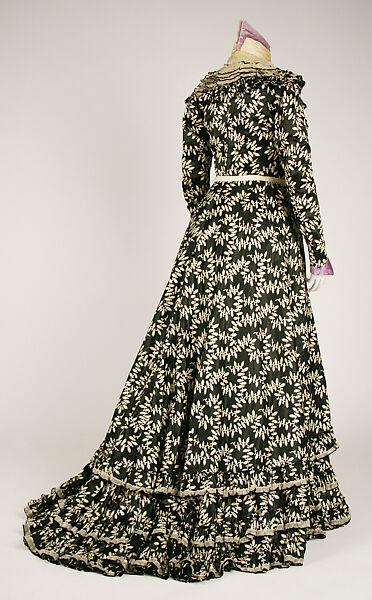 Afternoon dress, silk, American