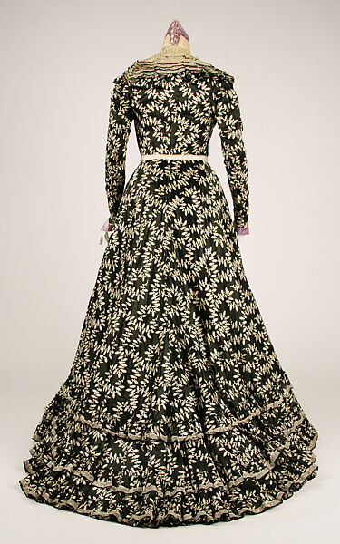 Afternoon dress, silk, American