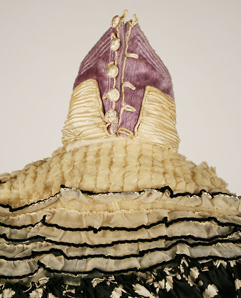 Afternoon dress, silk, American