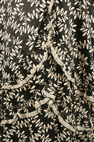 Afternoon dress, silk, American