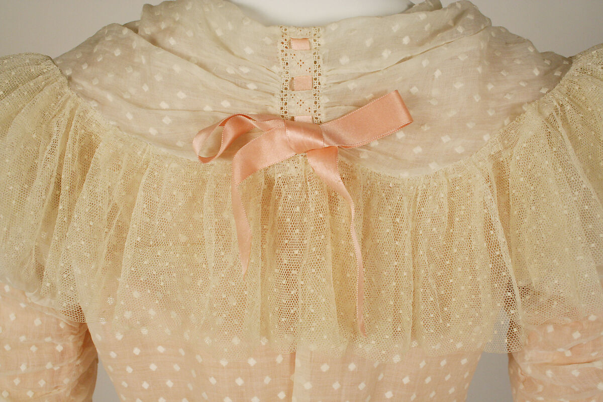 Dress, silk, American