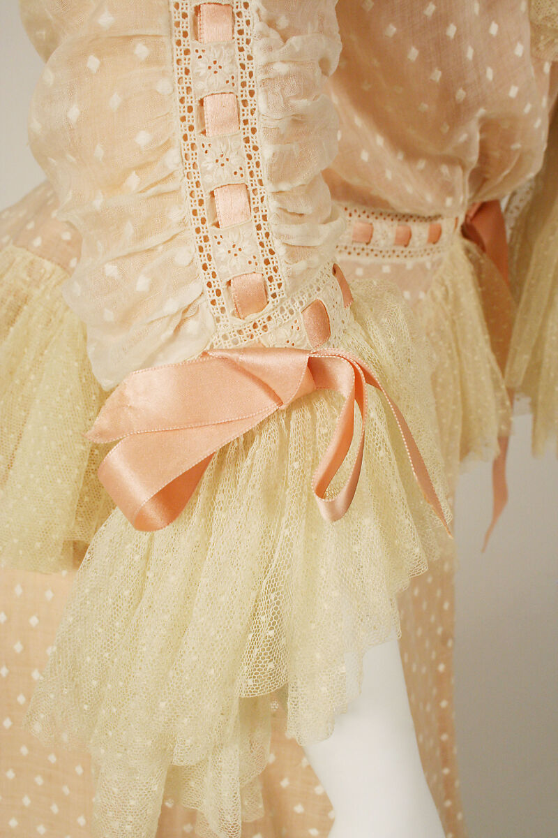 Dress, silk, American