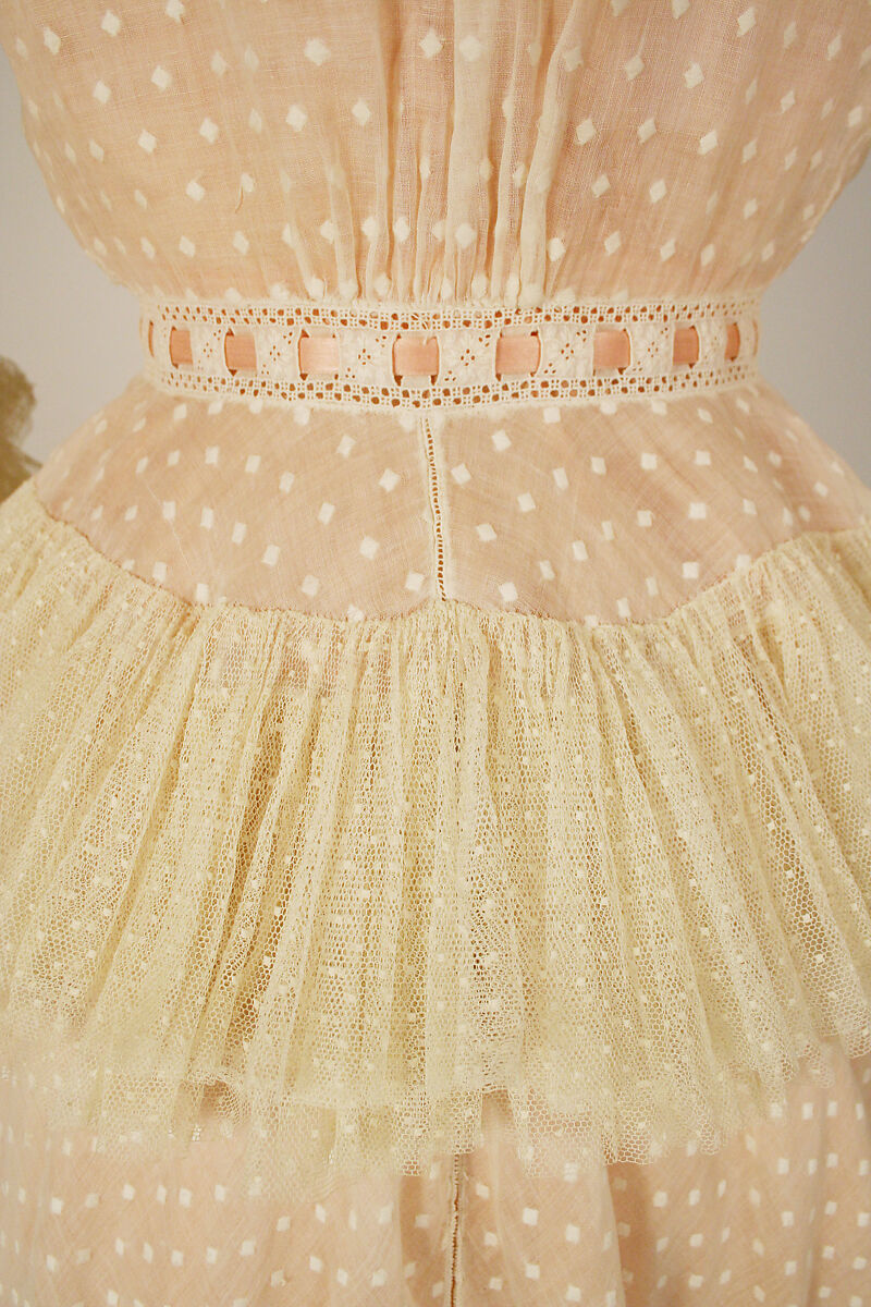 Dress, silk, American