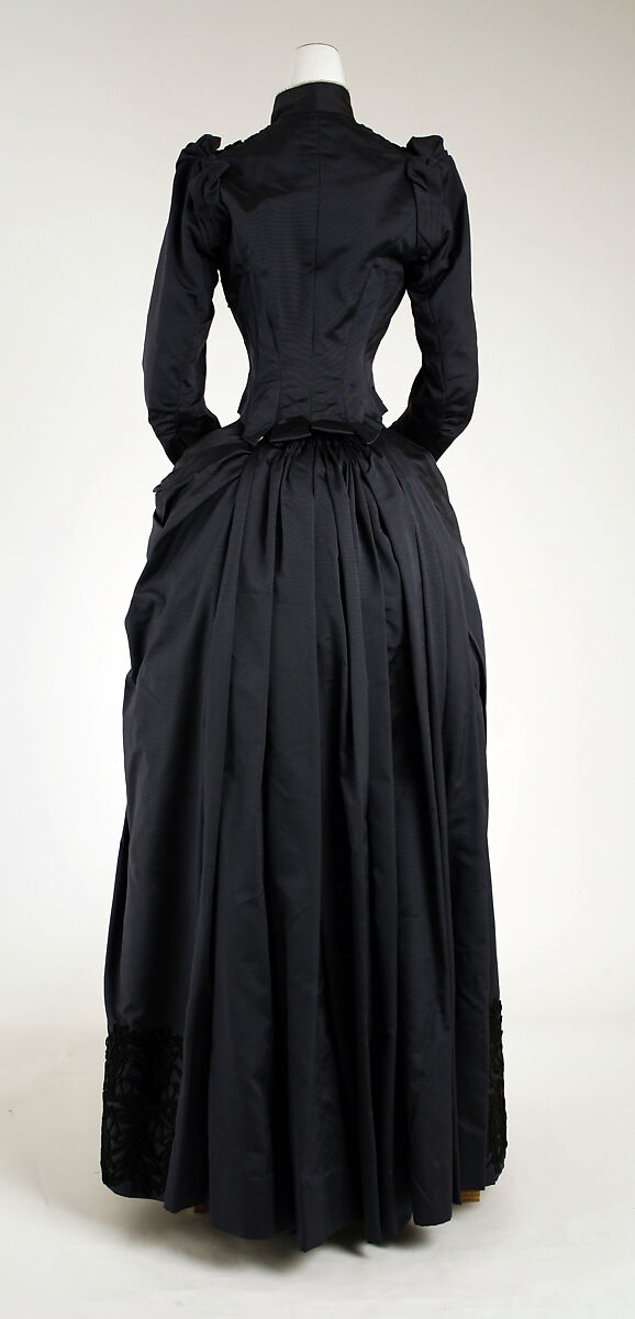 Dress, silk, American or European