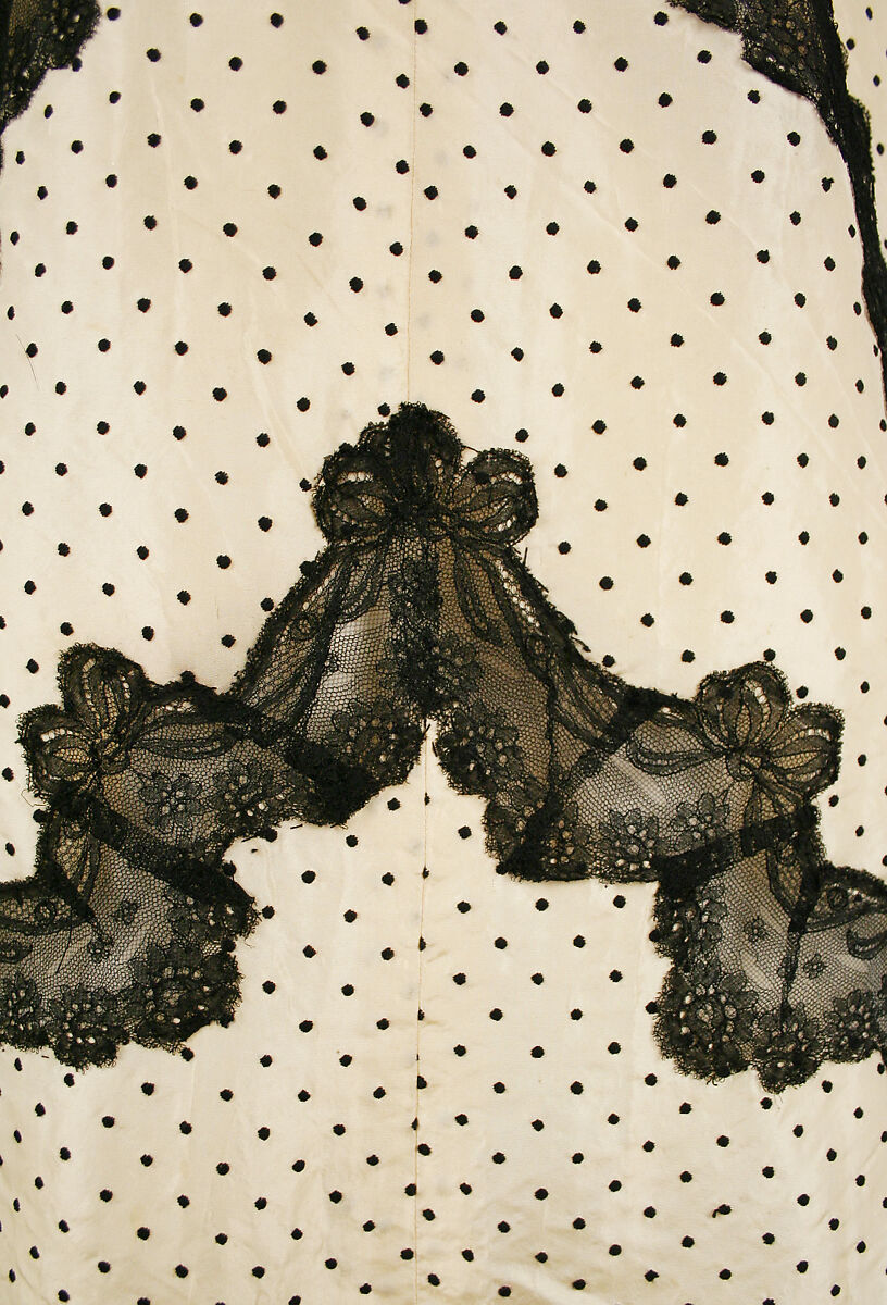 Afternoon dress, silk, American or European