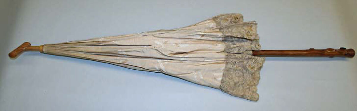 Parasol, silk, American