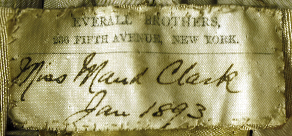 Riding habit, (a, b) Everall Brothers, wool, American